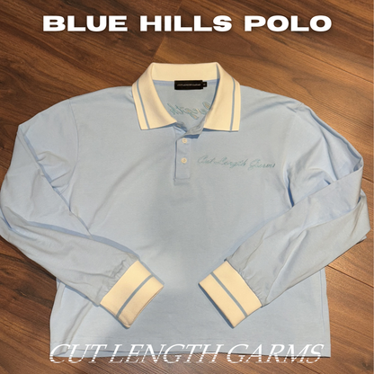 BLUE HILLS POLO TOP